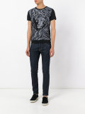 lion head print T-shirt 