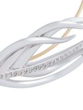 'White Feather' diamond earrings