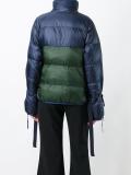 two tone puffa jacket