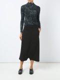 wide leg cropped trousers