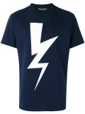 lightning print T-shirt