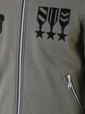 medal print bomber jacket