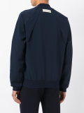 pleated back bomber jacket