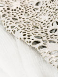 embellished cut out scarf