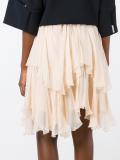 tiered ruffled skirt