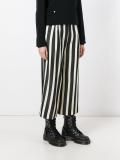 striped cropped trousers