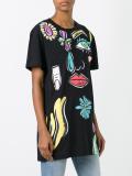 abstract print T-shirt 