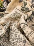 map print scarf 