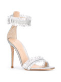 frayed trim sandals 