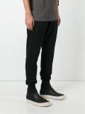 drop-crotch sweatpants