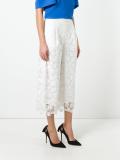 macramé cropped trousers
