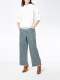 Swarovksi crystal embellished jeans