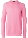 ribbed-knit sweater
