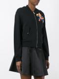 monkey print bomber