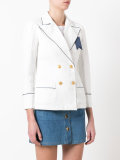 double-breasted blazer