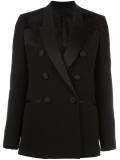 geometric panel insert blazer