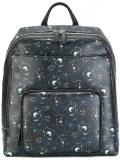 motorcycle print backpack