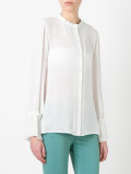 band collar shirt 