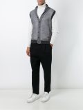 shawl neck knit gilet