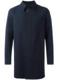 concealed fastening midi coat