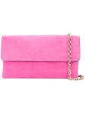 logo embossed clutch 