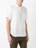 front placket shortsleeved shirt