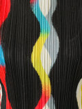 high neck pleated tank