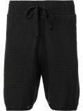 double face knit shorts