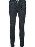 fold-over waist cropped jeans