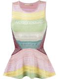 knit peplum top