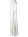 ruhed maxi skirt 