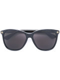 oversize gradient round sunglasses