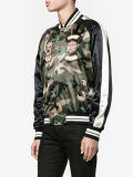 souvenir printed bomber jacket