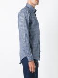 geometric print shirt