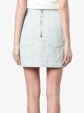 denim mini skirt