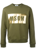 logo print sweatshirt 