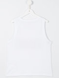 logo print vest 
