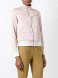 panelled bomber jacket