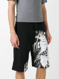 printed track shorts 