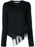 pleated detail blouse 