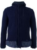 knitted hooded jacket 