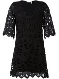 cut-out flower dress