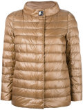 high neck buttoned jacket