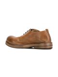 round toe lace-up shoes