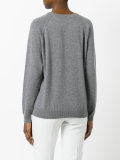knitted long sleeve sweatshirt