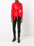 belted puffer jacket