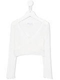 V-neck cropped top