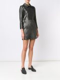 metallic effect dress