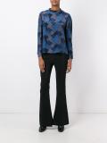 hands print blouse
