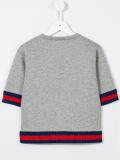 sequin bow sweatshirt